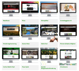 Hemsidor gjorda i Sveriges bästa publiceringssystem?