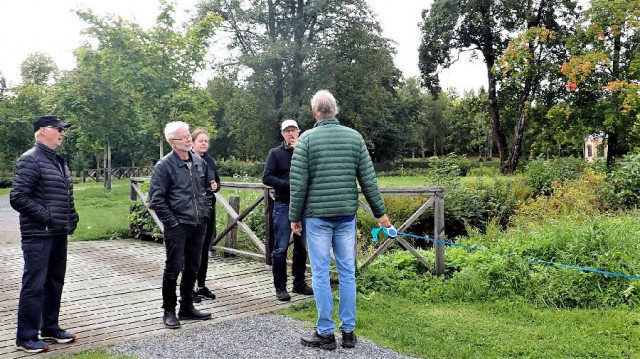 Axmar bruk fick besök från Gallejaur Natur- och Kulturreservat.