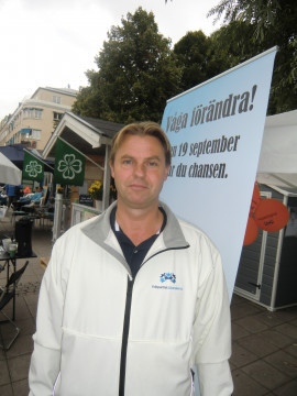 Hans Backman, Folkpartiet