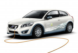 Volvo C30 laddar förnybar energi