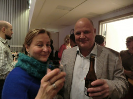 Annika Erixån och Peter Kvarnberg