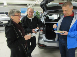 Eva Magnusson, Östen Eriksson och Karl-Erik Magnusson